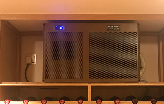 浙江杭州湖畔花園別墅酒窖設(shè)計(jì)方案效果圖與酒窖空調(diào)工程完工圖片